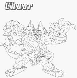 coloriage chaotic chaor